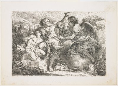 Abraham Sacrificing Isaac by Giambattista Mengardi